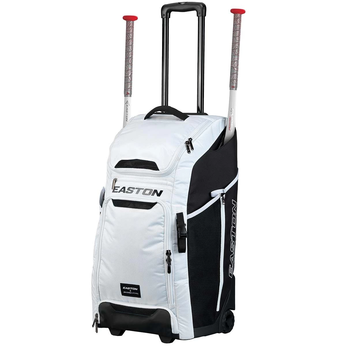 Easton Jen Schro Catcher’s Wheeled Equipment Bag Black 3 Easton Jen Schro Catcher’s Wheeled Equipment Bag Black