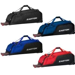 Easton Dugout Wheeled Equipment Bag Red -Easton a32 056 colors