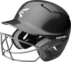 Easton Alpha A168526 Large/Xlarge Solid Batting Helmet W/ Baseball/Softball Facemask