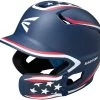 Easton Z5 2.0 Stars & Stripes W/ Universal Jaw Guard Junior Matte Batting Helmet A168544SS