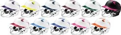 Easton -Easton easton z5 two tone a168088 junior batting helmet w fastpitch softball mask 9